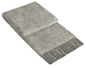 Throw Rug 100% Wool -  Grey