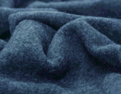 Alternative view of Throw Rug 100% Wool - Navy
