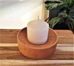 Decorative Wooden Candle Holder
