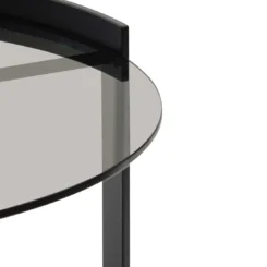 Alternative view of 90cm Glass Coffee Table - Medium