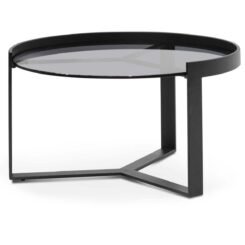 90cm Glass Coffee Table - Medium