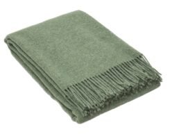 Throw Rug 100% Wool - Sage