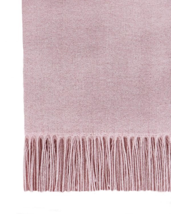 Alternative view of Throw Blanket Merino Wool Blend - Blush