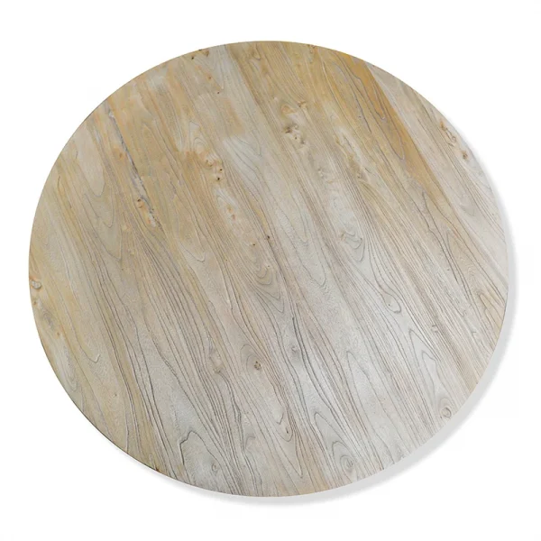 Reclaimed Round Coffee Table 100cm - Image 2