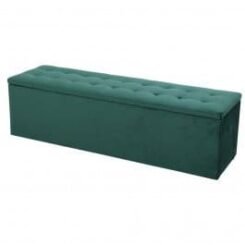 Storage Ottoman Blanket Box - Green