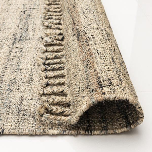 Hand Made Flat Woven Jute Rug - Vegas in Natural - Image 4