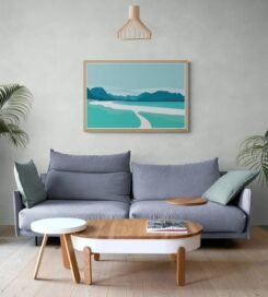 Alternative view of Rambergstranda Abstract Print 50cm x 70cm