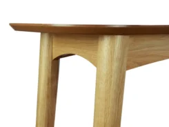 Alternative view of Narrow Wood Console Table with Shelf