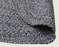 Alternative view of Handmade Country Cottage Reversible Cotton Area Rug 120 x 120 cm