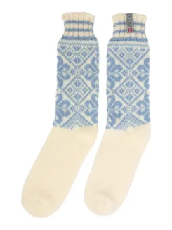 Nordic Socks Norwegian Selbu Knitted Socks Blue